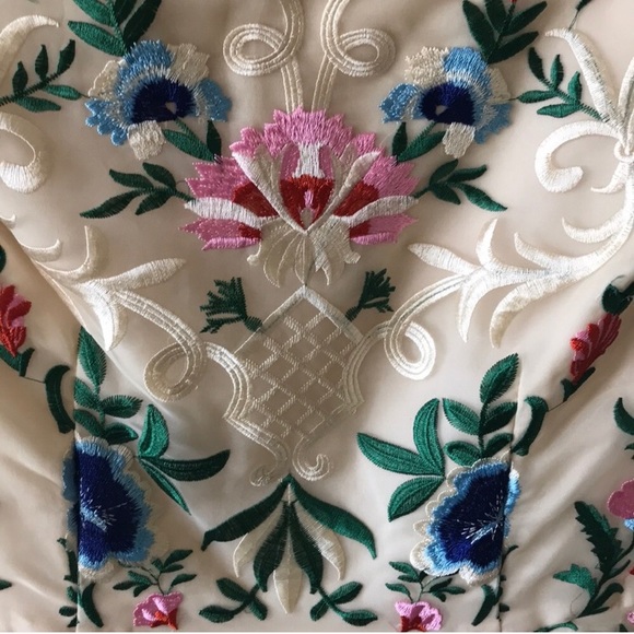 ChicWish Garden Dress beautifully embroidered - Picture 4 of 6